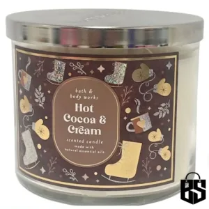 Hot Cocoa & Cream 3 Wick Candle